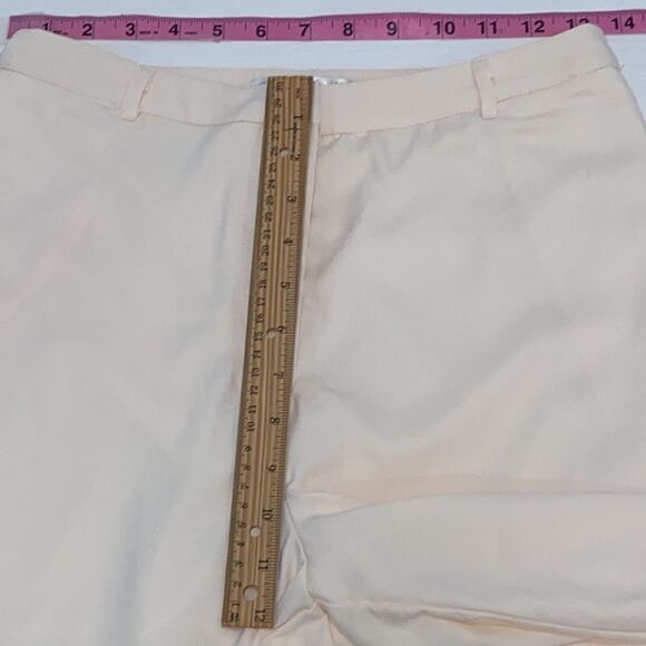 J.O.A. Women’s Wide-Leg Pants Skyline Cream Satin Open Leg Size Small - Picture 13 of 15